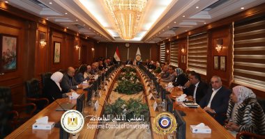 الأعلى للجامعات: استمرار عمل لجنة تعزيز دور الجامعات في تقييم أدائها في ربط البحث العلمي بالصناعة اجتماع المجلس الأعلى لشئون خدمة المجتمع وتنمية البيئة