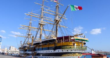 حفل استقبال كبير للسفينة التاريخية أميريجو فسبوتشى بالإسكندرية.. السفينة تحمل لقب الأجمل فى العالم وتجرى جولة بموانئ العالم.. المحافظ: نعتز بعلاقتنا بإيطاليا.. والسفير الإيطالي: نشبه مصر فى الفن والثقافة.. صور