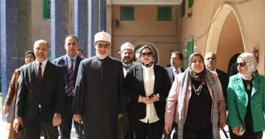 مفتى الجمهورية: الإنسان هو أساس بناء الحضارات والأوطان ونهضة المجتمع مفتى الجمهورية وقيادات وزارة التربية والتعليم