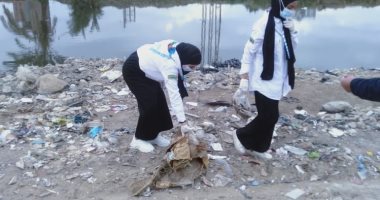 حملة مكبرة للنظافة ورفع الملوثات الصلبة لبحر يوسف بالفيوم وسنرو بأبشواي