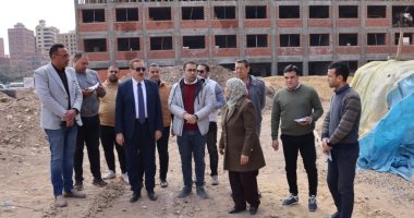 محافظ المنوفية يتفقد إنشاءات مدرستى الحديثة الرسمية للغات والمصرية اليابانية الجديدة
