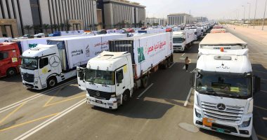 صندوق تحيا مصر يطلق أكبر قافلة مساعدات إنسانية من كل المحافظات إلى قطاع غزة