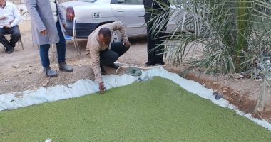 جانب من تدريب نظرى وعملى لزراعة نبات الأزولا 