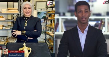 شروق الأشقر تكشف كواليس اكتشاف مفترسات عاشت فى مصر قبل ملايين السنين الزميل أحمد الجعفرى ودكتورة شروق الأشقر