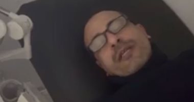 تليفزيون اليوم السابع يستعرض كلمة الفنان محمد نجاتى لجمهوره بعد تعرضه لحادث مروع