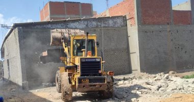 تنفيذ 20 قرار إزالة تعديات على أراضى أملاك الدولة بالإسكندرية