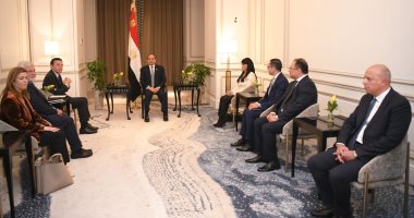 الرئيس السيسى يبحث مع رئيس "نفانتيا" الإسبانية فرص التعاون فى الصناعات البحرية