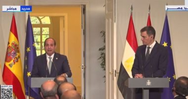 رئيس وزراء إسبانيا يشيد بجهود مصر فى وقف إطلاق النار بغزة ويؤكد رفض التهجير القسرى للفلسطينيين.. بيدرو سانشيز: نؤيد مقترحات القمة العربية بالقاهرة لإعادة إعمار القطاع.. وندعم الحلول السياسية للقضية الفلسطينية