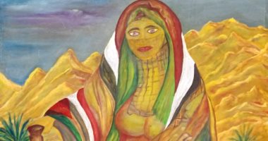علاء رأفت ابن الغربية.. فنان تشكيلى يجسد الجمال فى لوحاته.. صور