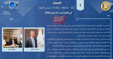 جهاز حماية المستهلك يستعرض جهود الرقابة فى ضبط الأسواق الجهود الرقابية