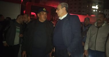محافظ الغربية يشكل لجنة لحصر خسائر حريق مخزن أجهزة كهربائية ومعرفة أسبابه