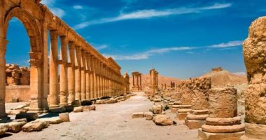 علماء الآثار يسعون إلى ترميم المواقع التراثية فى سوريا مدينة تدمر