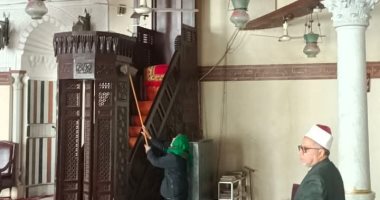 إطلاق حملة نظافة كبرى بالمساجد استعدادًا لشهر رمضان فى دمياط