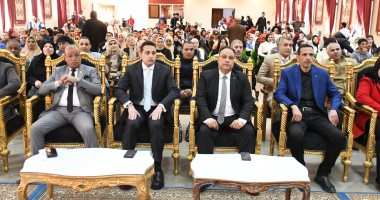 تكريم ذوى الهمم بالفيوم أصحاب المراكز الأولى بالمسابقات الرياضية والفنية جانب من الاحتفالية