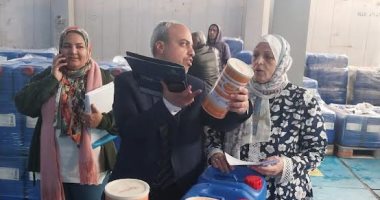 ضبط 7 أطنان عسل جلوكوز مجهول المصدر فى حملة تموينية بالعاشر من رمضان