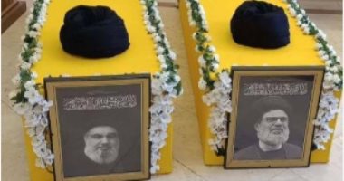 جنازة شعبية لـ"نصرالله" فى بيروت بحضور رسمى إيرانى وغياب "عون" و"سلام".. الطيران الإسرائيلى يحلق فوق مقر الجنازة.. رسالة تهديد من الاحتلال.. والأمين العام لحزب الله: موتوا بغيظكم المقاومة باقية وفلسطين قضيتنا