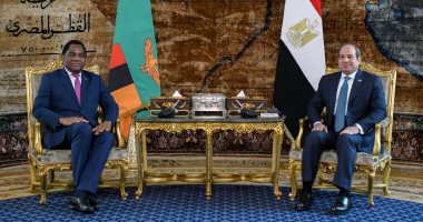الرئيس السيسى ونظيره الزامبى يشهدان مراسم توقيع 5 مذكرات تفاهم