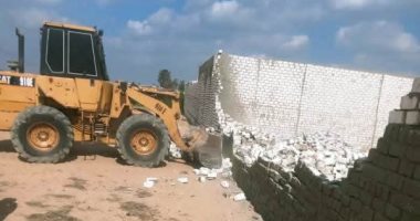  إزالة 9 حالات تعد بالشرقية على مساحة 6547 مترا