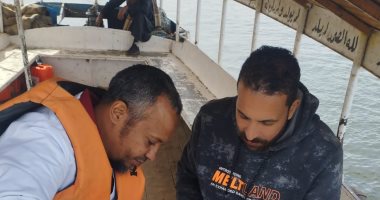 مياه الأقصر تجرى مسحا بيئيا وترفع عينات من مأخذ محطة مياه الطود.. صور  