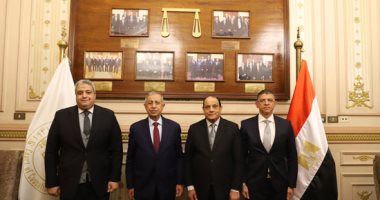 رئيس مجلس القضاء الأعلى يستقبل رئيس الأكاديمية العربية للعلوم والنقل البحري