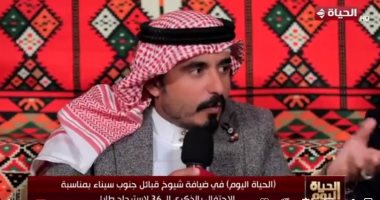 أحد مشايخ قبيلة المزينة: الرئيس السيسي أعطانا أهداف للتنمية ونفذ شبكة طرق ضخمة