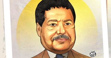 ذكرى ميلاد أحمد زويل فى كاريكاتير اليوم السابع صاحب نوبل العالم أحمد زويل