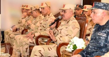 الفريق أحمد خليفة يشهد المرحلة الرئيسية لمشروع مراكز القيادة التعبوى للأسطول الشمالى