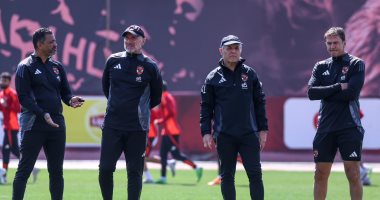 شاهد بداية استعدادات الأهلي لمواجهة طلائع الجيش في الدوري .. صور