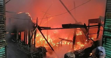 السيطرة على حريق نشب فى مخزن للخردة بقنا