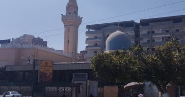 مسجد الفولى بالمنيا يستعد لاستقبال أول صلاة تراويح فى شهر رمضان.. فيديو وصور