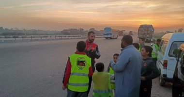 أهل الخير فى المنوفية.. إفطار الصائمين على الطريق الإقليمي.. فيديو
