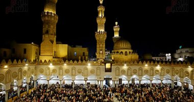 صلاة التراويح بالجامع الأزهر فى الليلة الرابعة من الشهر الفضيل