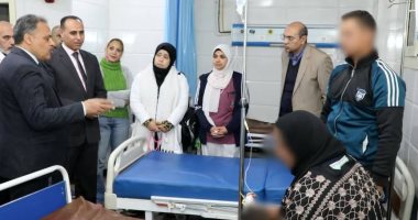 محافظ الشرقية يتفقد مستشفى الزقازيق ويوجه برعاية حالتين