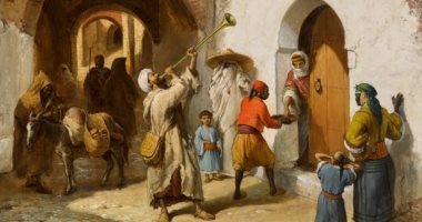 رمضان فى عيون المستشرقين.. مهمة المسحراتى للبلجيكى فيكتور ايخوت لوحات المستشرقين