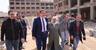 محافظ المنوفية يتفقد إنشاءات عدد من المدارس بالمحافظة