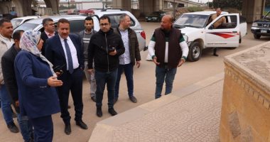 محافظ المنوفية يتفقد أعمال إنشاء موقف قويسنا النموذجى الجديد