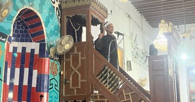 أول جمعة برمضان.. شاهد الخطبة من مسجد نقادة العتيق بقنا "فيديو"