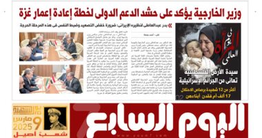 اليوم السابع: وزير الخارجية يؤكد على حشد الدعم الدولى لخطة إعادة إعمار غزة