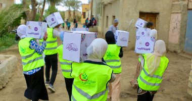 توزيع كراتين المواد الغذائية بالمحافظات ضمن جهود التحالف الوطنى للعمل الأهلى