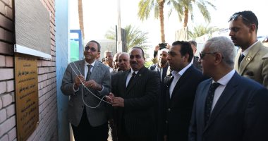 محافظ قنا يفتتح محطة مياه حجازة قبلى بعد أعمال التجديد بـ5 ملايين جنيه