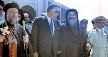 فى ذكرى رحيله.. قصة موقف البابا كيرلس مع الرئيس عبدالناصر فى افتتاح كاتدرائية العباسية