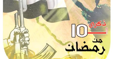 كاريكاتير اليوم السابع يحتفى بذكرى نصر العاشر من رمضان