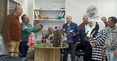 ضبط 40 ألف قطعة ألعاب نارية في حملة موسعة بالعاشر من رمضان