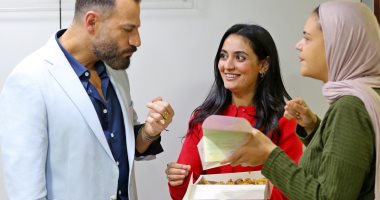 نيقولا معوض يشارك صحفيى اليوم السابع فطار رمضان.. صور