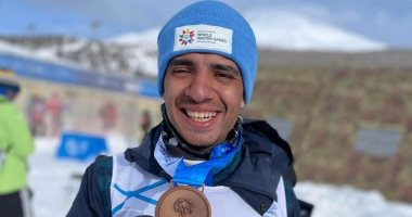 وزارة التضامن تعلن فوز أنطوان سعد ببرونزية التزلج فى الأولمبياد الخاص تورينو 2025