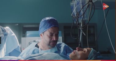 مسلسل كامل العدد 3.. دينا الشربينى تدخل غرفة العمليات وزوجها يواسيها 