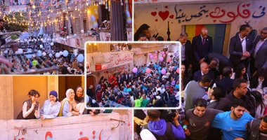 المطرية تتزين بجموع المصريين.. الآلاف يشاركون في أكبر حفل إفطار جماعى الآلاف يشاركون في أكبر حفل إفطار جماعى