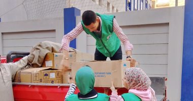 مؤسسة نبيل الكاتب عضو التحالف الوطني توزع وجبات جاهزة فى دمنهور