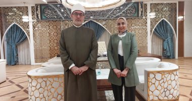 "الرسالة وصلت" لهاجر جميل يحقق نسب استماع كبيرة فى النصف الأول من رمضان هاجر جميل مع مفتى الجمهورية