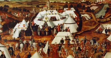اكتشاف مدافن من حرب شمالكالديك بألمانيا تتوافق مع لوحة رسمها ماتياس حرب شمالكالديك لوحة للفنان ماتياس جيرونج